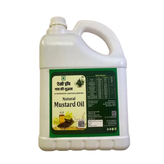 Natural Mustard Oil 5Ltr